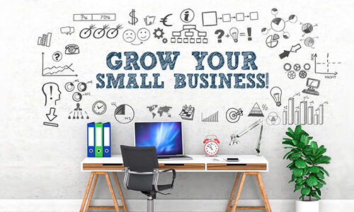 Grow your small business ! / Office / Wall / Symbol